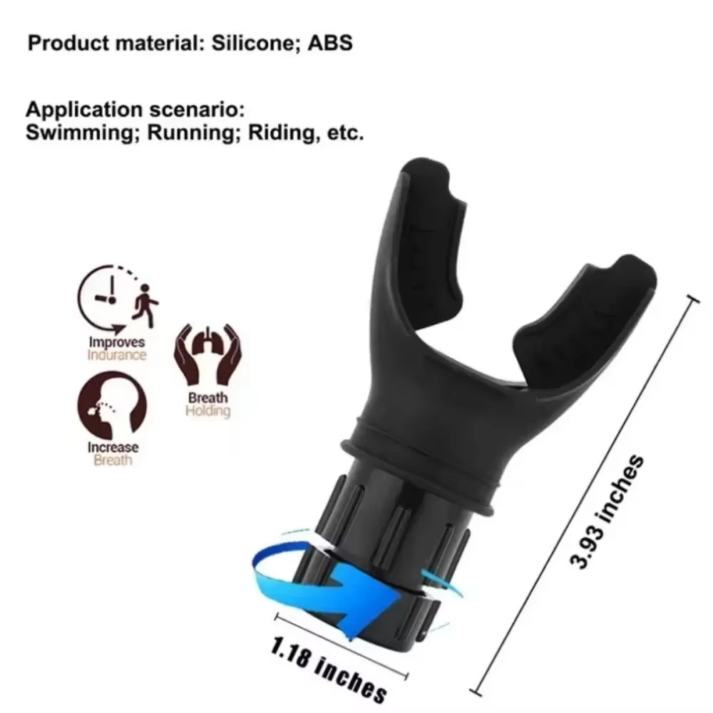 Elevate Your Endurance with the Portable Breathing Exercise Device - Adjustable Resistance for Optimal Lung Fitness